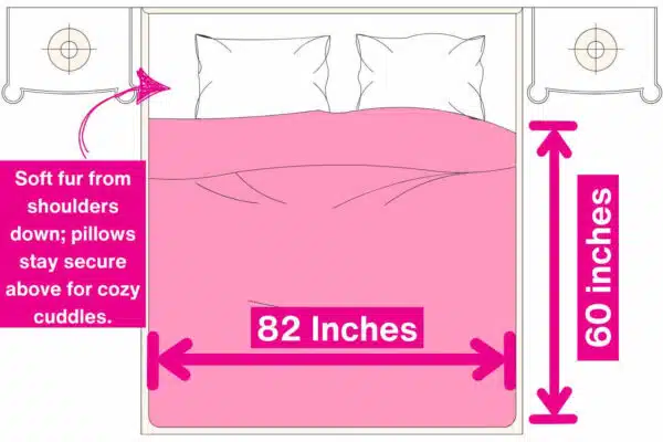 Pink Devil Blanket Size Chart